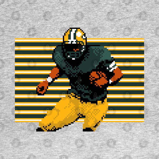 Green Bay Pixel Running Back by The Pixel League
